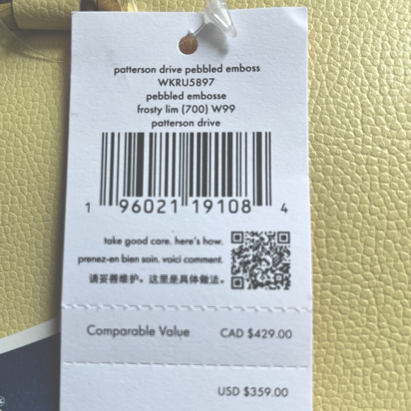 NWT kate spade Frosty lime purse. - Picture 2 of 10